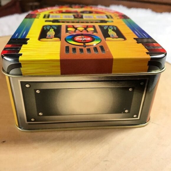 Set of 4 Vintage Coca-Cola Jukebox Tin + Jumbo Rubber/Plastic Sign Magnets - Picture 5 of 12